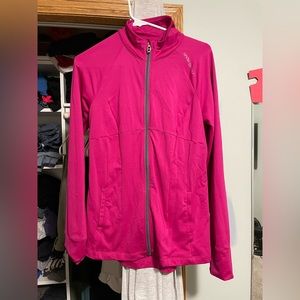 Pink Under Armour Full Zip Up